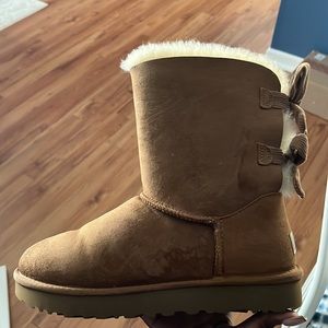 UGG chestnut Bailey bow boots!